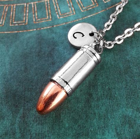 bullet necklace for men|bullet necklaces handmade.